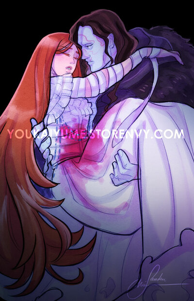 Monster and Maiden Print