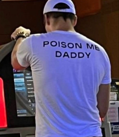 Free Shipping-"POISON ME DADDY" TEE
