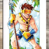 SDCC / HEROES 9 X12 Full Color commission - Thumbnail 1