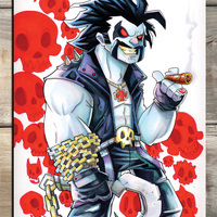 SDCC / HEROES 9 X12 Full Color commission - Thumbnail 2