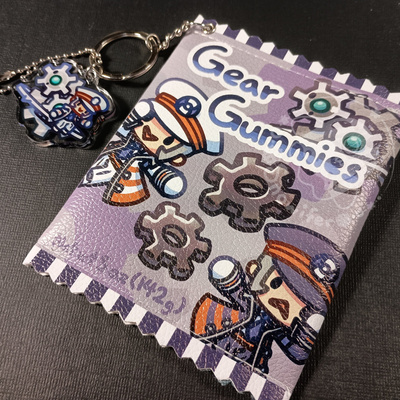 Gear gummies snack pouch
