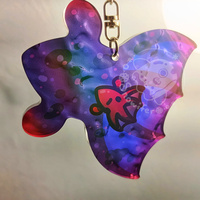 Rainbow Ripple Fish Keychains - Thumbnail 4