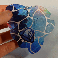 Rainbow Ripple Fish Keychains - Thumbnail 7