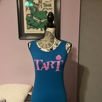Women's blue "tart" tank top - medium
