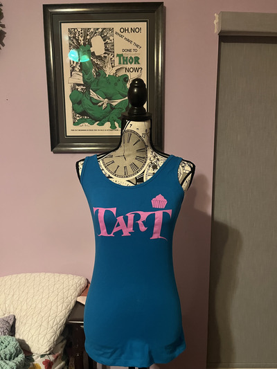 Women's Blue "Tart" Tank Top - Medium