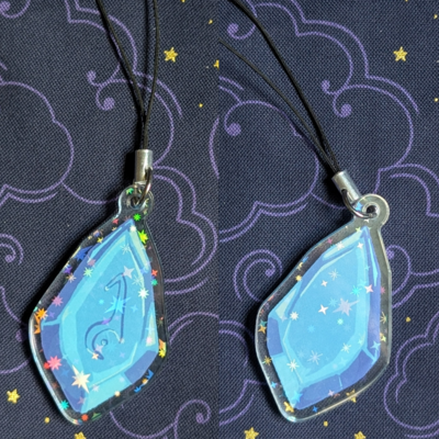 Hexgem phone charm