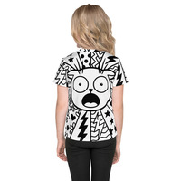Shocked Face Kids crew neck t-shirt - Thumbnail 1