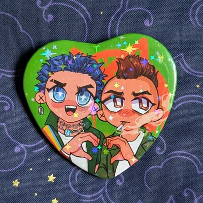 SLC Punk Heart Pin
