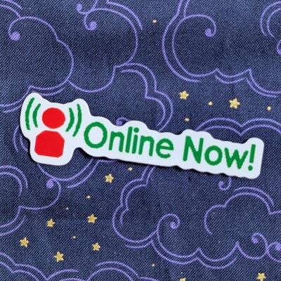 Online Now Sticker