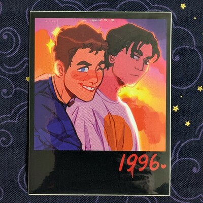Polaroid sticker