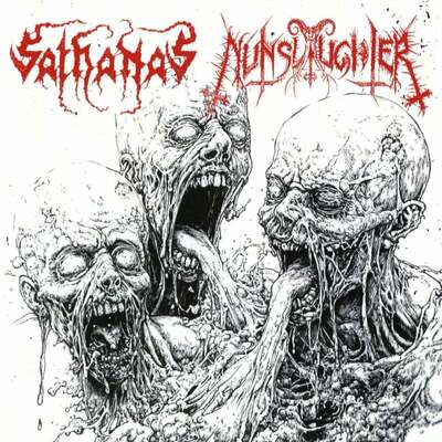 Nunslaughter / sathanas - torn apart