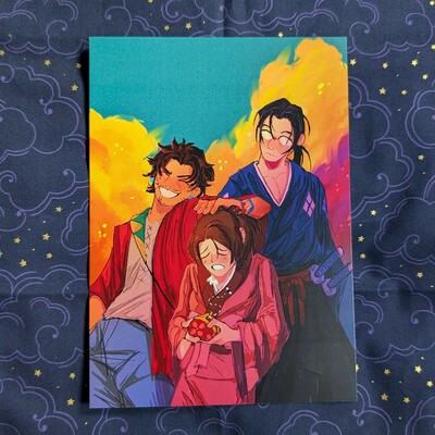 Broke trio