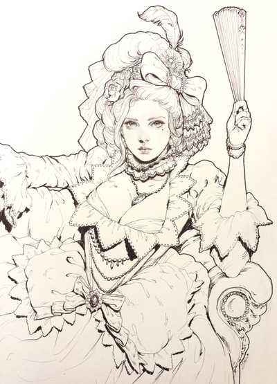 Original Ink Sketch