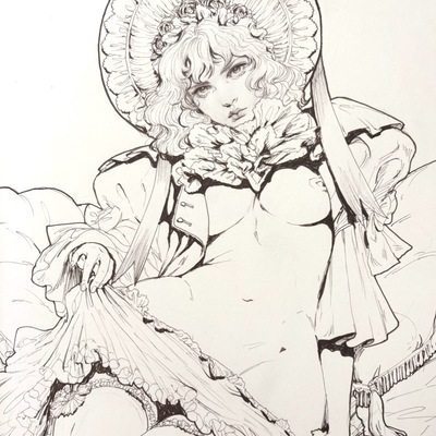 Original ink sketch