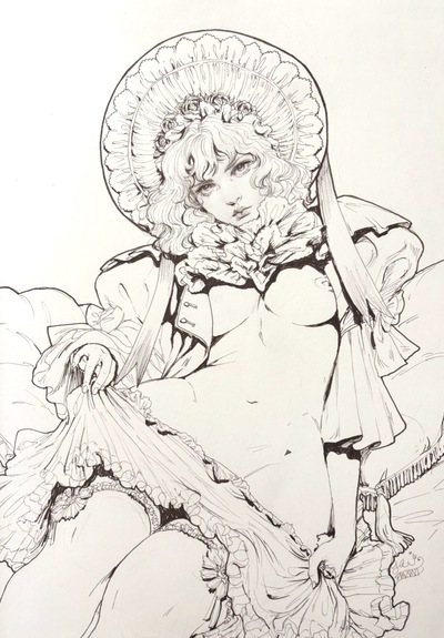 Original Ink Sketch