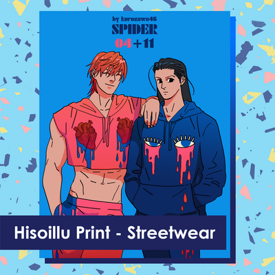 Hisoillu print - streetwear