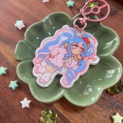 Project voltage fairy type miku 2.5" acrylic keychain
