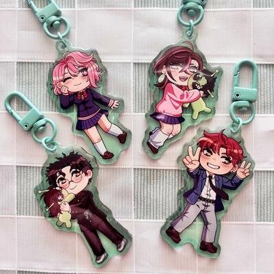 DanDaDan 2.5" Acrylic Keychains