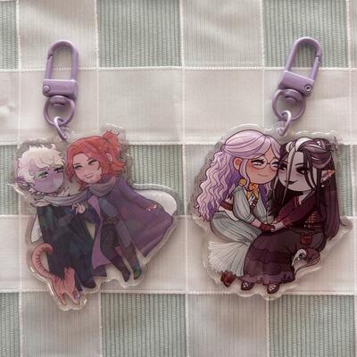 Imodna & Shadowgast 2.5" Acrylic Keychains