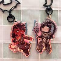Baldur's Gate 3 2.5" Rainbow Acrylic Charms - Thumbnail 1