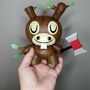  ArTToy by Amanda Visell (Kidrobot) "Wood Donkey (Dunny 8")" -1