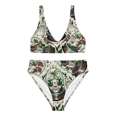 Oddities recycled high-waisted bikini