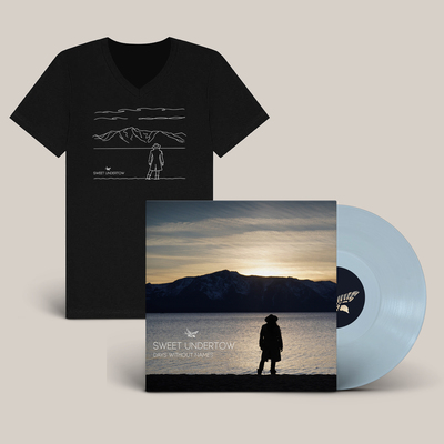 Blue vinyl + shirt - days without names - sweet undertow