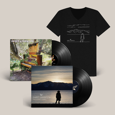 2 vinyl + t-shirt bundle - days without names + skeletone machine - sweet undertow