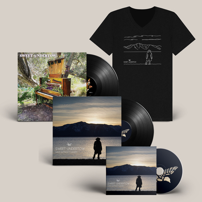 2 vinyl + t-shirt + cd bundle - days without names + skeletone machine - sweet undertow