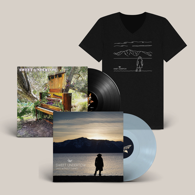 Personal video song recording from eddy + signed blue vinyl + t-shirt + skeletone machine vinyl