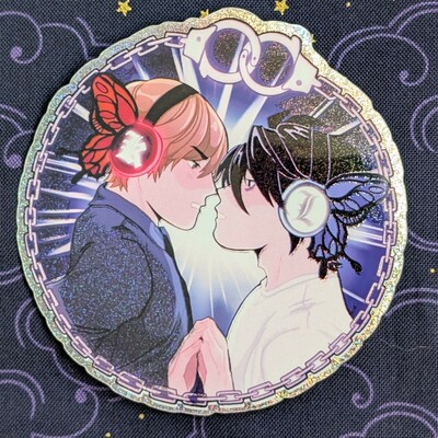 Lawlight x Magnet Glitter Sticker