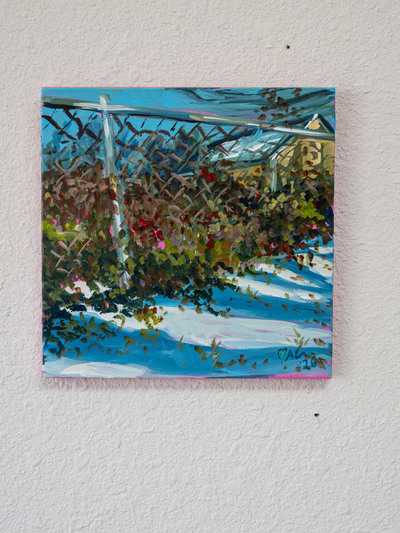 After a Snowstorm - Small Original Painting