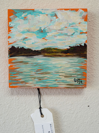 Lake Georgetown Lake View - Small Original Painting