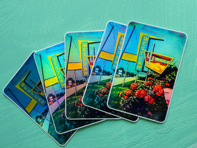Western Motel Stickers