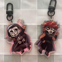 The Locked Tomb 2.5" Rainbow Acrylic Keychains - Thumbnail 1