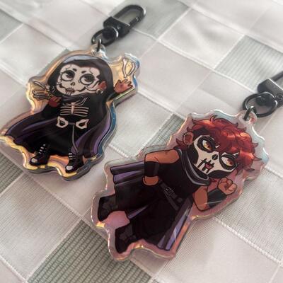 The locked tomb 2.5" rainbow acrylic keychains