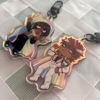 The Locked Tomb 2.5" Rainbow Acrylic Keychains - Thumbnail 2