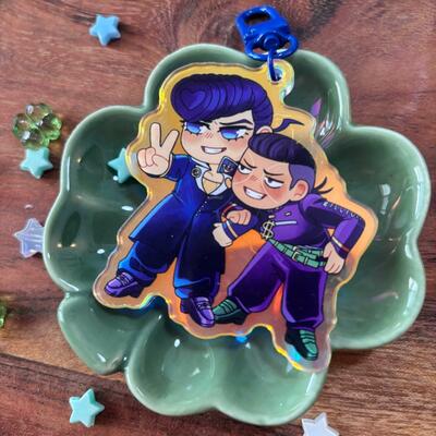 Josuyasu 2.5" rainbow acrylic keychain