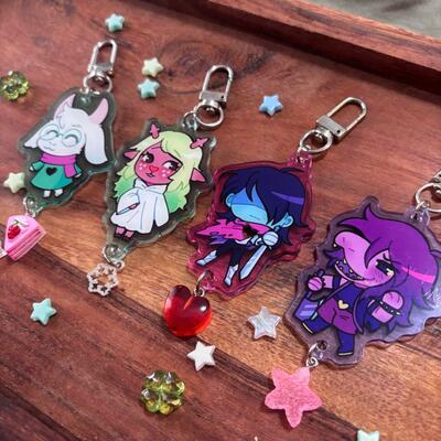 Deltarune 2.25" Acrylic Charms