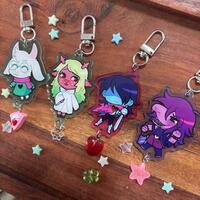 Deltarune 2.25" Acrylic Charms - Thumbnail 1