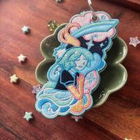 Phosphophyllite 4.5" Embroidered Keychain - Thumbnail 1