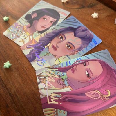 kpop Demon Hunters Holographic Photocards