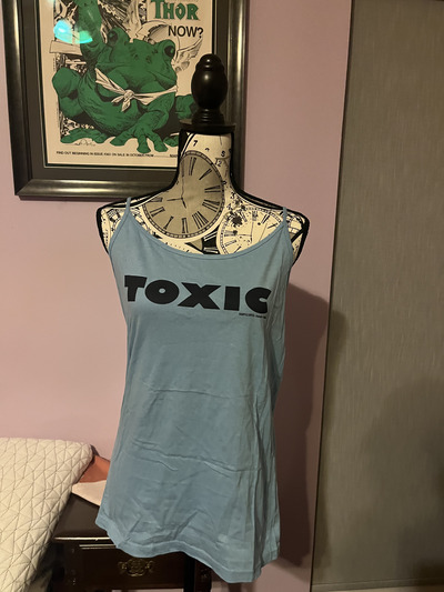 Original Tank Top SMALL - Blue with Black Logo