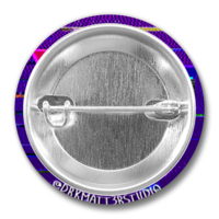 Bisexual AF | Pinback Buttons - Thumbnail 2
