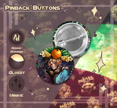 BlackBonnet | Pinback Buttons