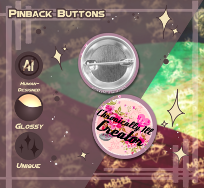 Chronically Ill Creator | Pinback Buttons