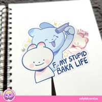 VERY relatable Stickers - Matte Transparent Sticker - Thumbnail 1
