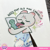 VERY relatable Stickers - Matte Transparent Sticker - Thumbnail 3