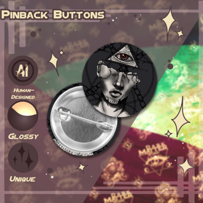 Cybernetic rave | pinback buttons