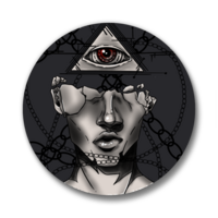 Cybernetic Rave | Pinback Buttons - Thumbnail 1